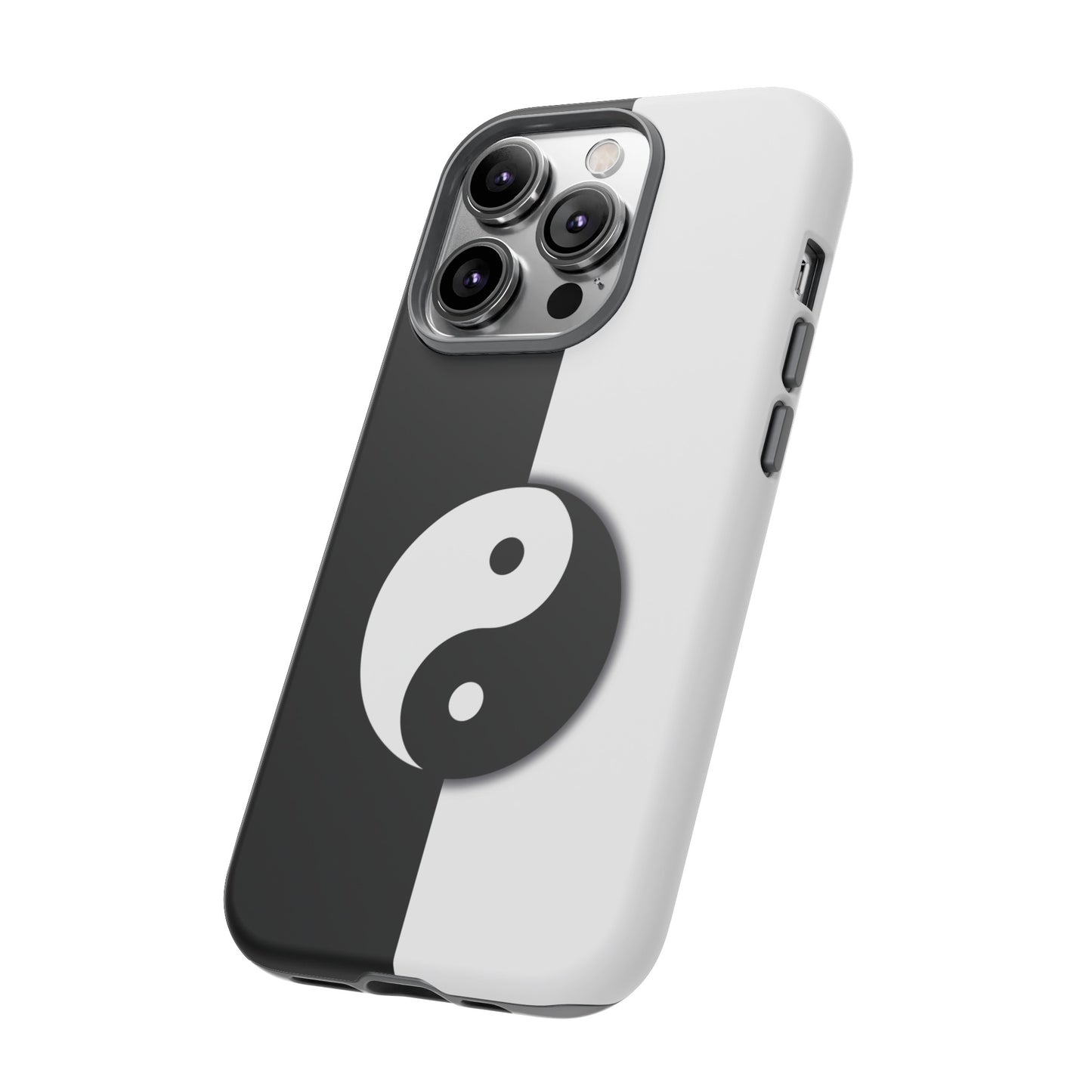 Yin Yang Black and White Tough Phone Case for iPhone, Google, Samsung Phones, Phone Case, JSCHAFFA.com