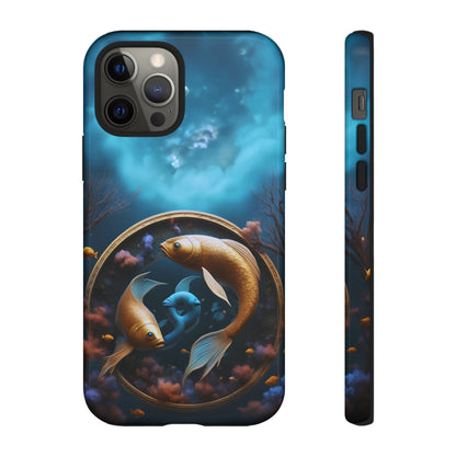 Pisces Horoscope Tough Phone Case for iPhone Google Samsung, Phone Case, JSCHAFFA.com