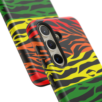 Pride LGBT Rainbow Discrete Tough Phone Case Tiger Print, Phone Case, JSCHAFFA.com