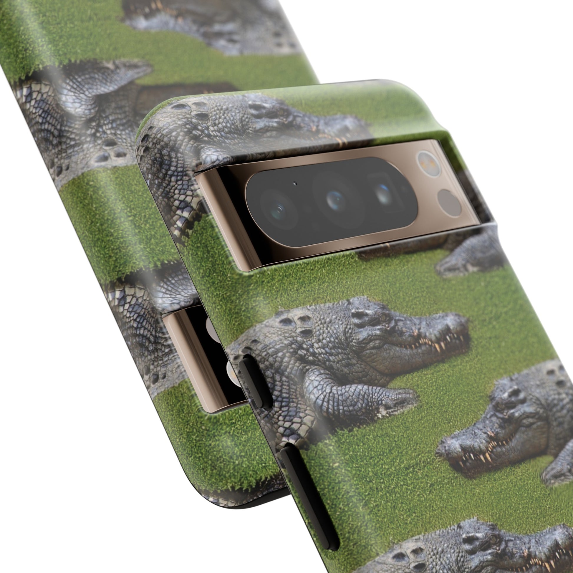 Crocodile Tough Phone Case Cover - Durable Protection with Reptile Style, Phone Case, JSCHAFFA.com