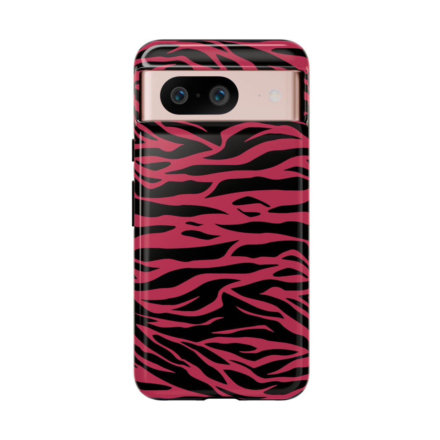 Viva Magenta Cute Wild Tiger Print Pattern Tough Phone Case