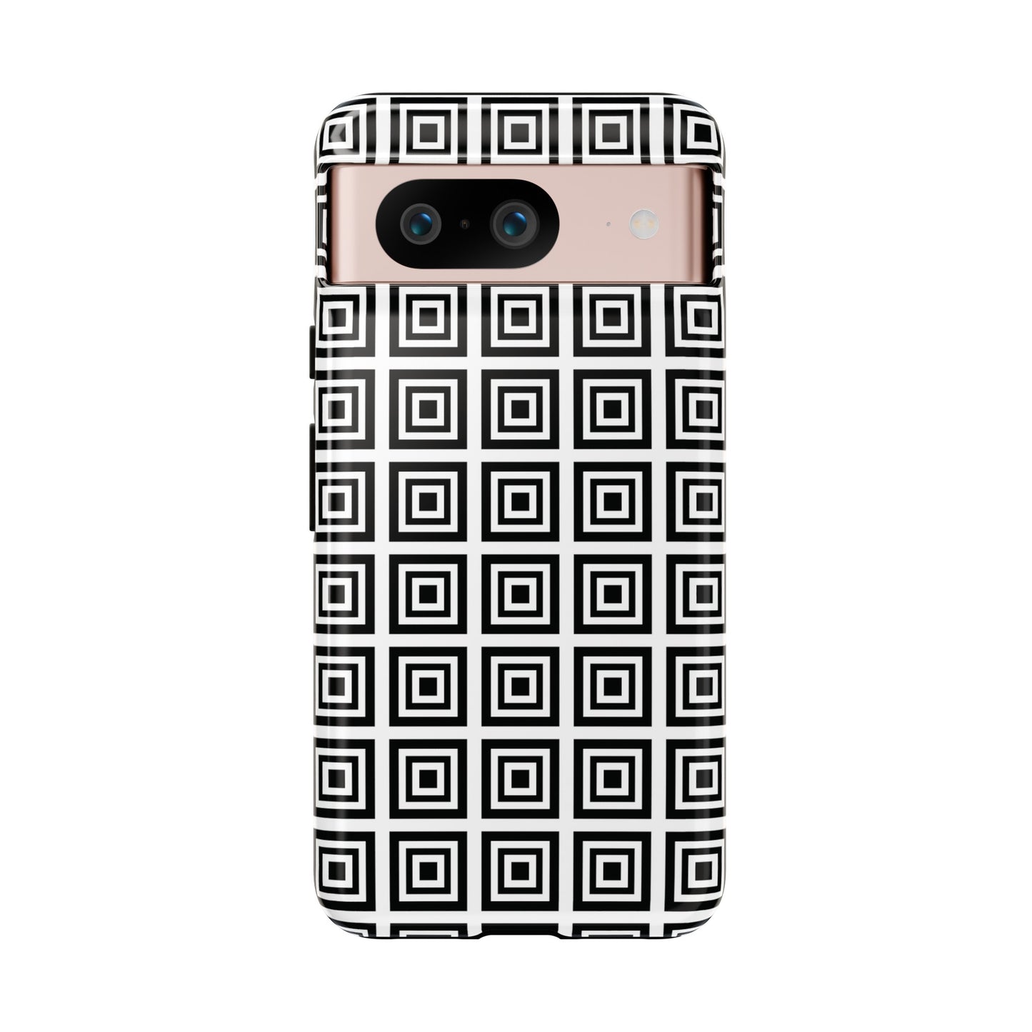 Cute Square Black and With Tough Phone Case, Phone Case, JSCHAFFA.com