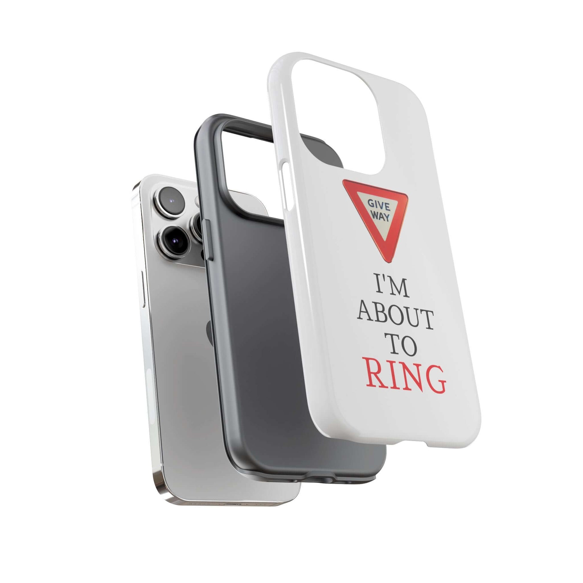 Give Way Tough Case Cover for iPhone Google and Samsung phones