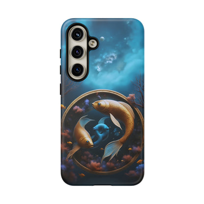 Pisces Horoscope Tough Phone Case for iPhone Google Samsung, Phone Case, JSCHAFFA.com