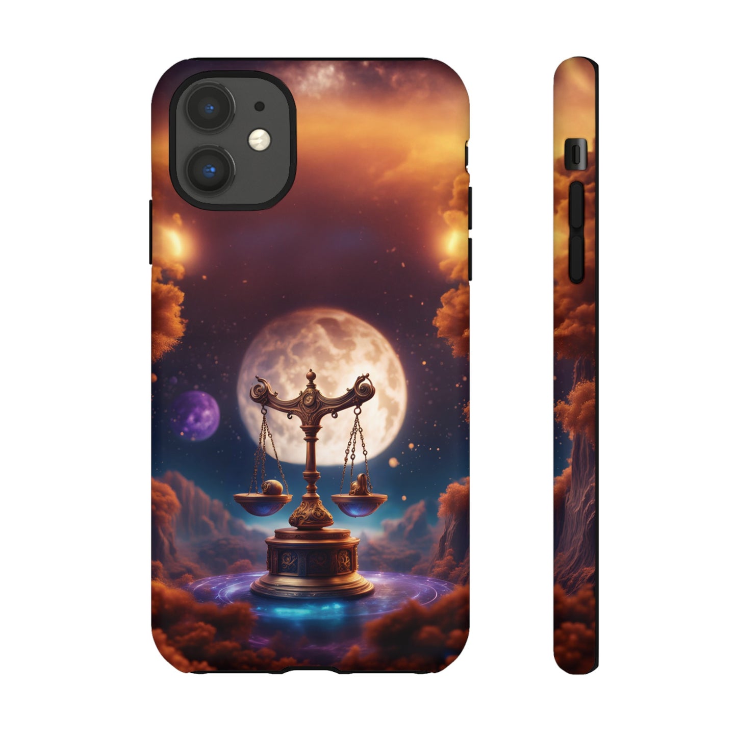 Libra Horoscope Astrology Tough Case for iPhone 15,14,13 and also Samsung Galaxy and Google Pixel Phones, Phone Case, JSCHAFFA.com