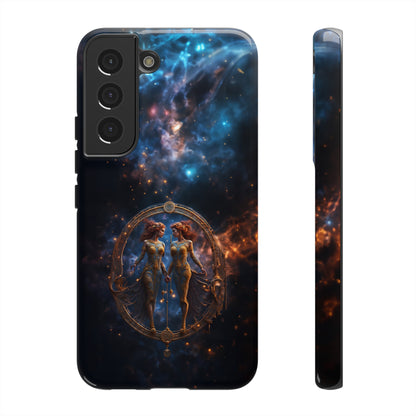 Gemini Horoscope Astrology Tough Case for iPhone Samsung Galaxy and Google Pixel Phone, Phone Case, JSCHAFFA.com