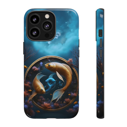 Pisces Horoscope Tough Phone Case for iPhone Google Samsung, Phone Case, JSCHAFFA.com