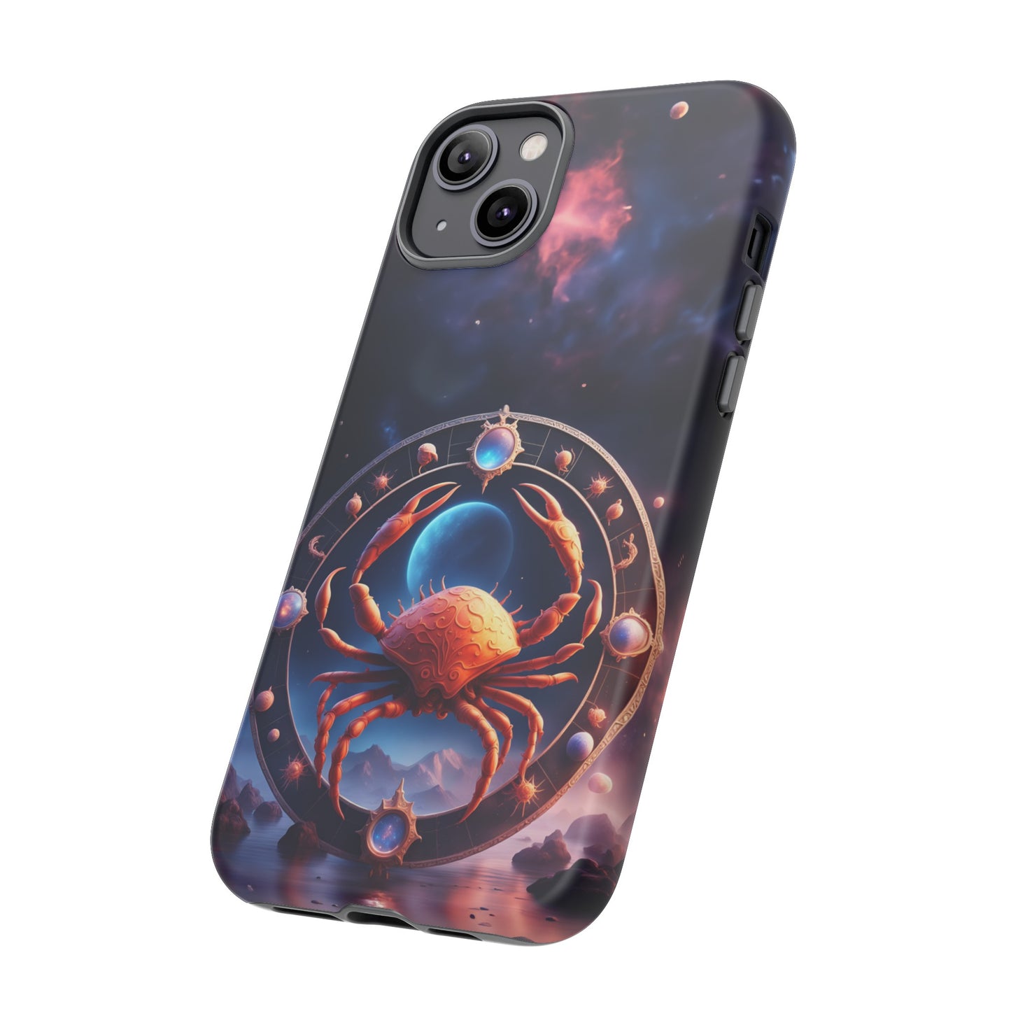 Cancer Horoscope Tough Phone Case for iPhone Google Samsung, Phone Case, JSCHAFFA.com