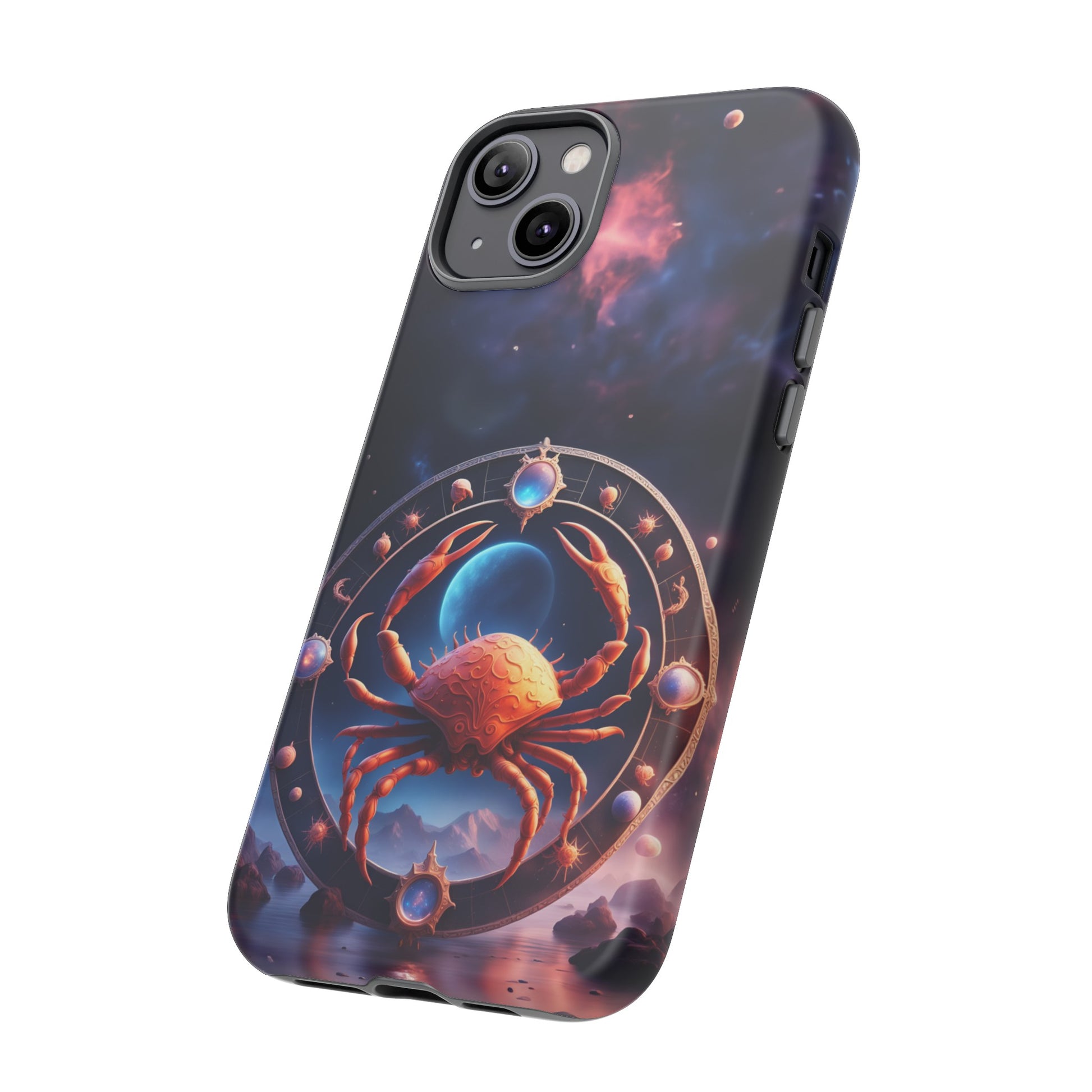 Cancer Horoscope Tough Phone Case for iPhone Google Samsung, Phone Case, JSCHAFFA.com