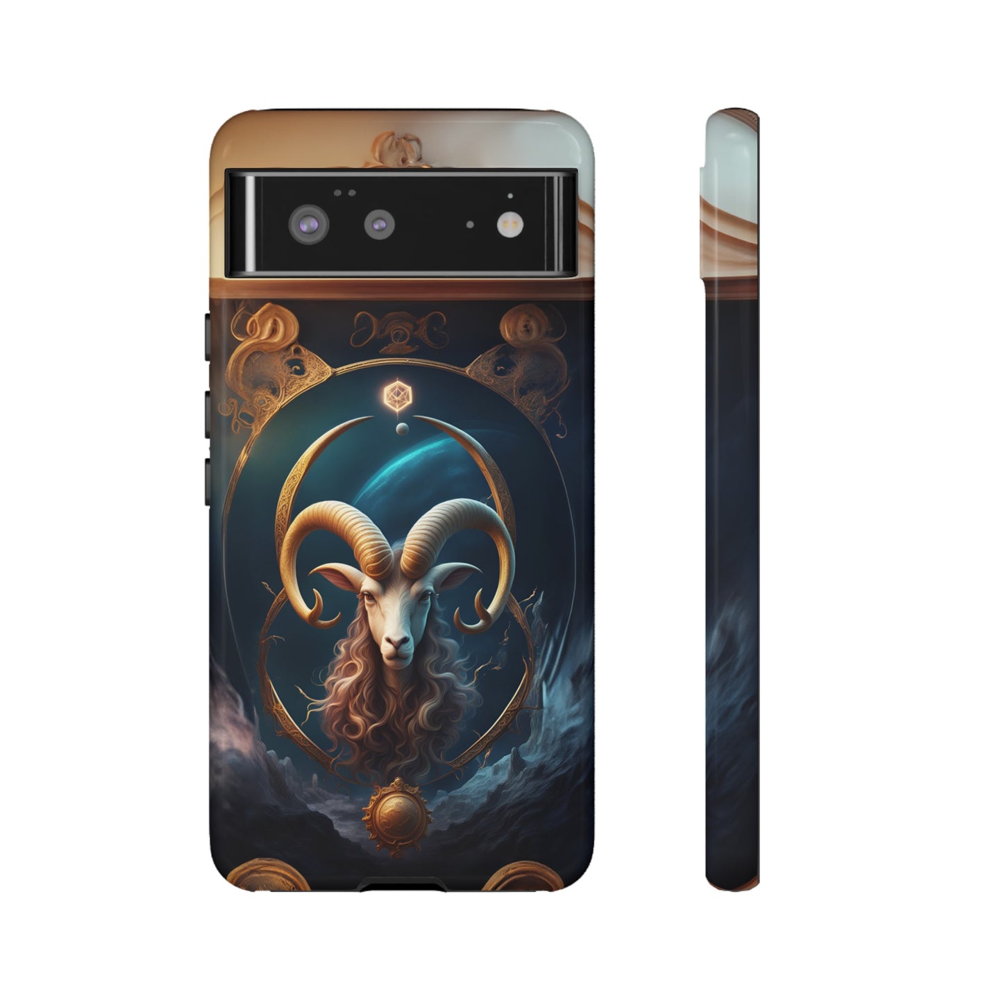 Capricorn Horoscope Tough Phone Case for iPhone Samsung Google, Phone Case, JSCHAFFA.com