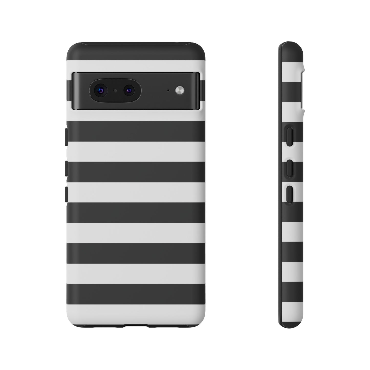 Black and White Stripe Tough Phone Case, Phone Case, JSCHAFFA.com