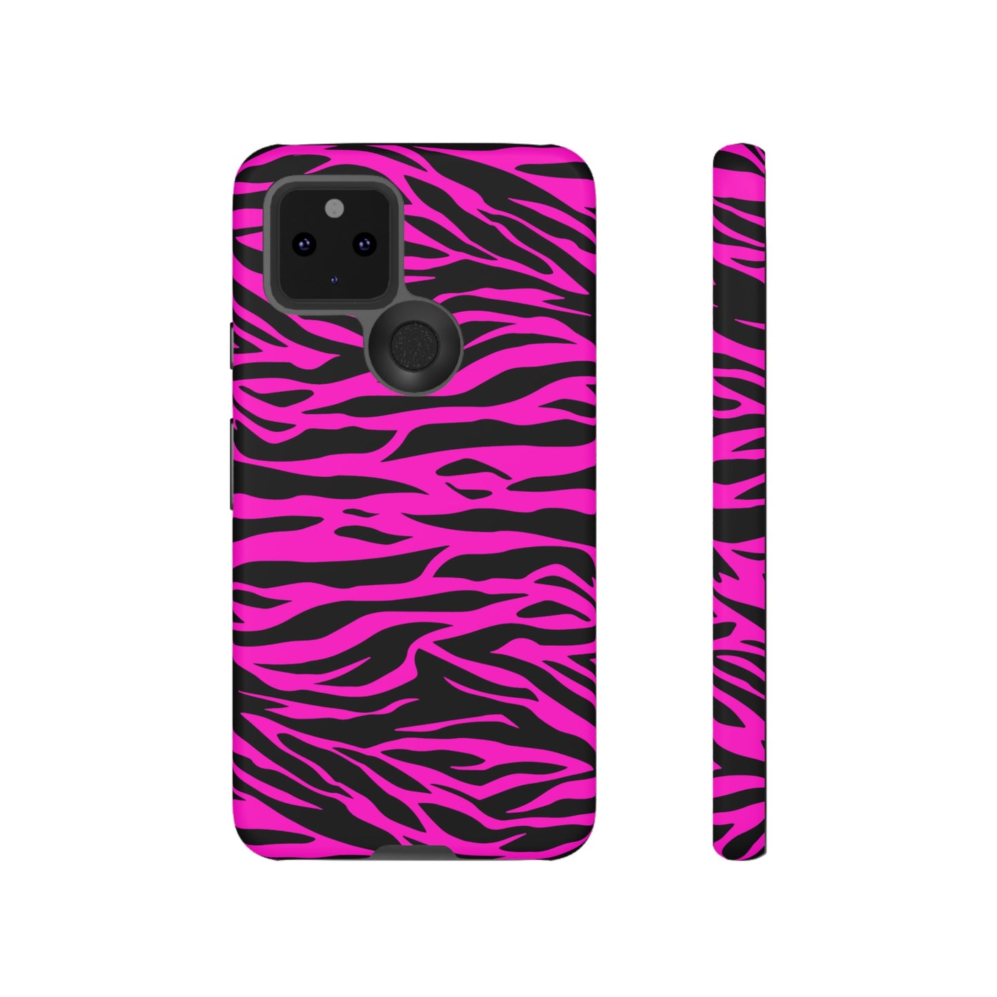 Pink Phone Case Tough Tiger Print, Mobile Phone Case, JSCHAFFA.com