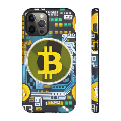 Bitcoin phone case iPhone Samsung Google, Phone Case, JSCHAFFA.com