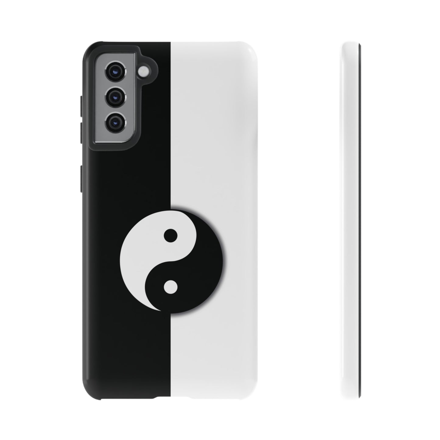 Yin Yang Black and White Tough Phone Case for iPhone, Google, Samsung Phones, Phone Case, JSCHAFFA.com