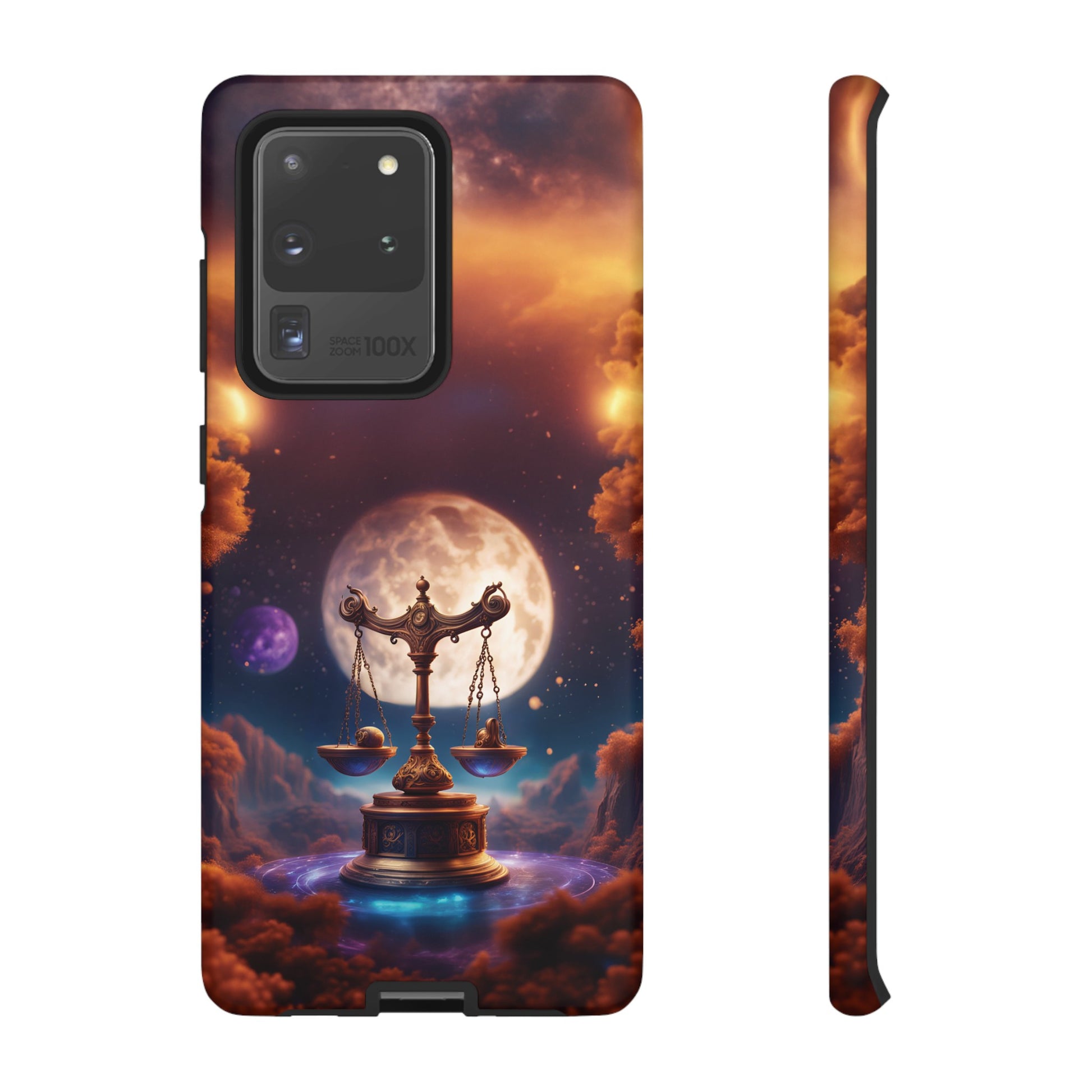 Libra Horoscope Astrology Tough Case for iPhone 15,14,13 and also Samsung Galaxy and Google Pixel Phones, Phone Case, JSCHAFFA.com