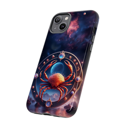 Cancer Horoscope Tough Phone Case for iPhone Google Samsung, Phone Case, JSCHAFFA.com