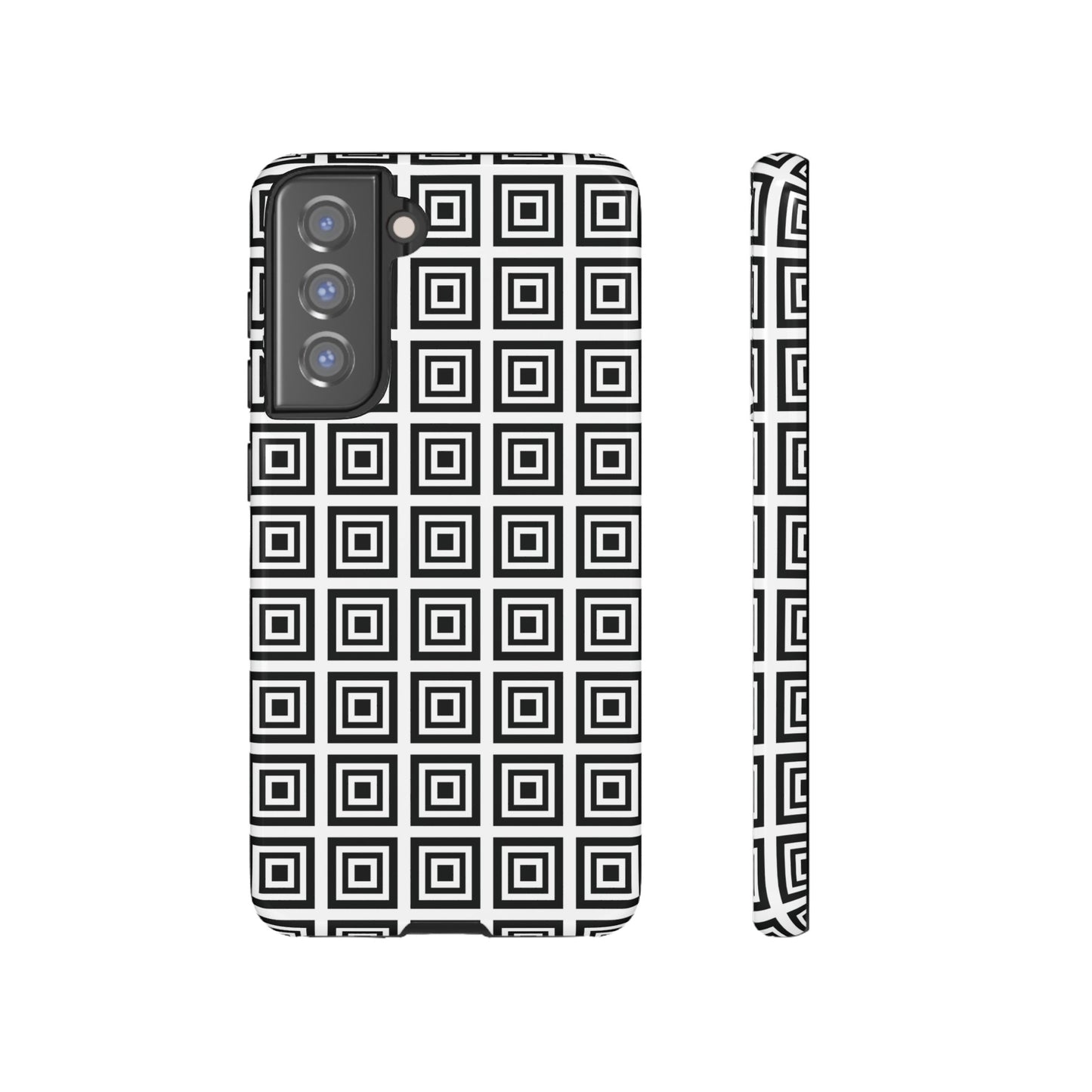 Cute Square Black and With Tough Phone Case, Phone Case, JSCHAFFA.com