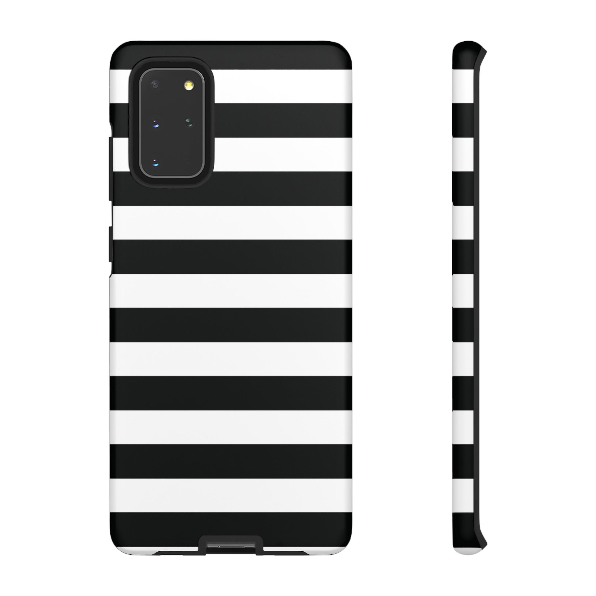 Black and White Stripe Tough Phone Case, Phone Case, JSCHAFFA.com