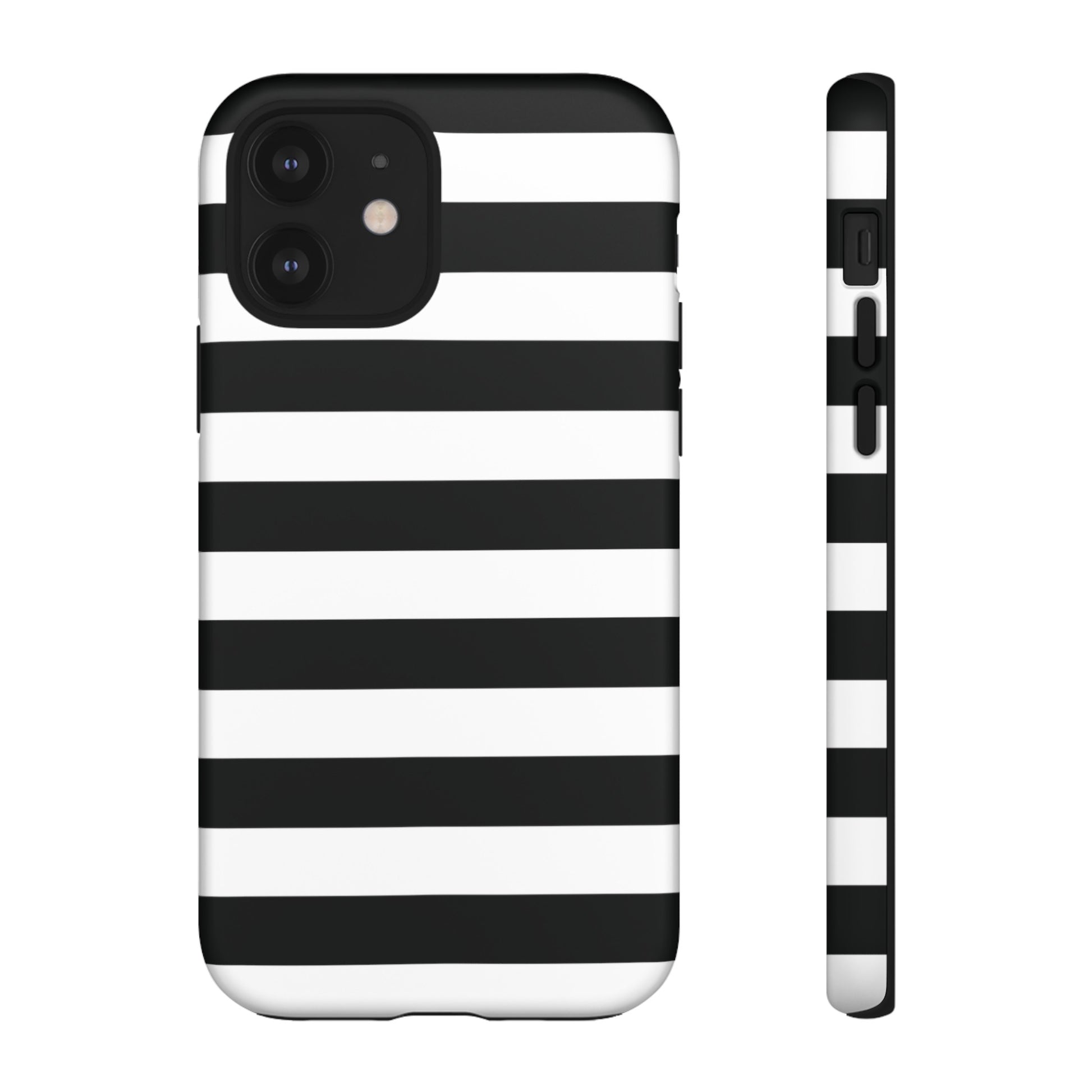 Black and White Stripe Tough Phone Case, Phone Case, JSCHAFFA.com