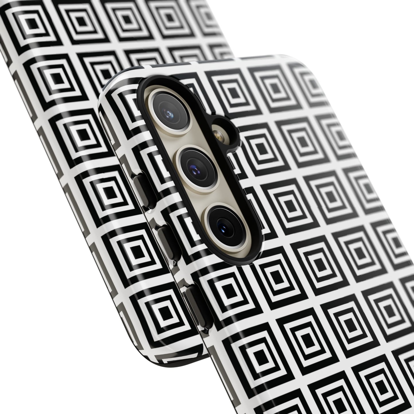 Cute Square Black and With Tough Phone Case, Phone Case, JSCHAFFA.com