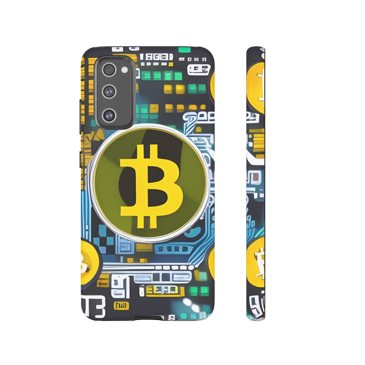 Bitcoin phone case iPhone Samsung Google, Phone Case, JSCHAFFA.com