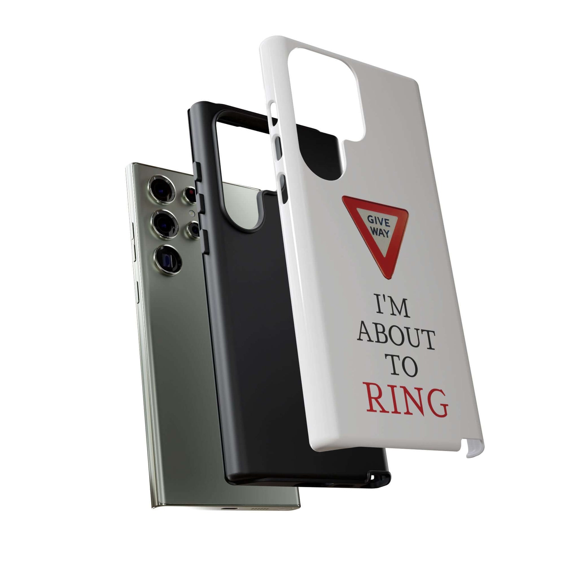 Give Way Tough Case Cover for iPhone Google and Samsung phones