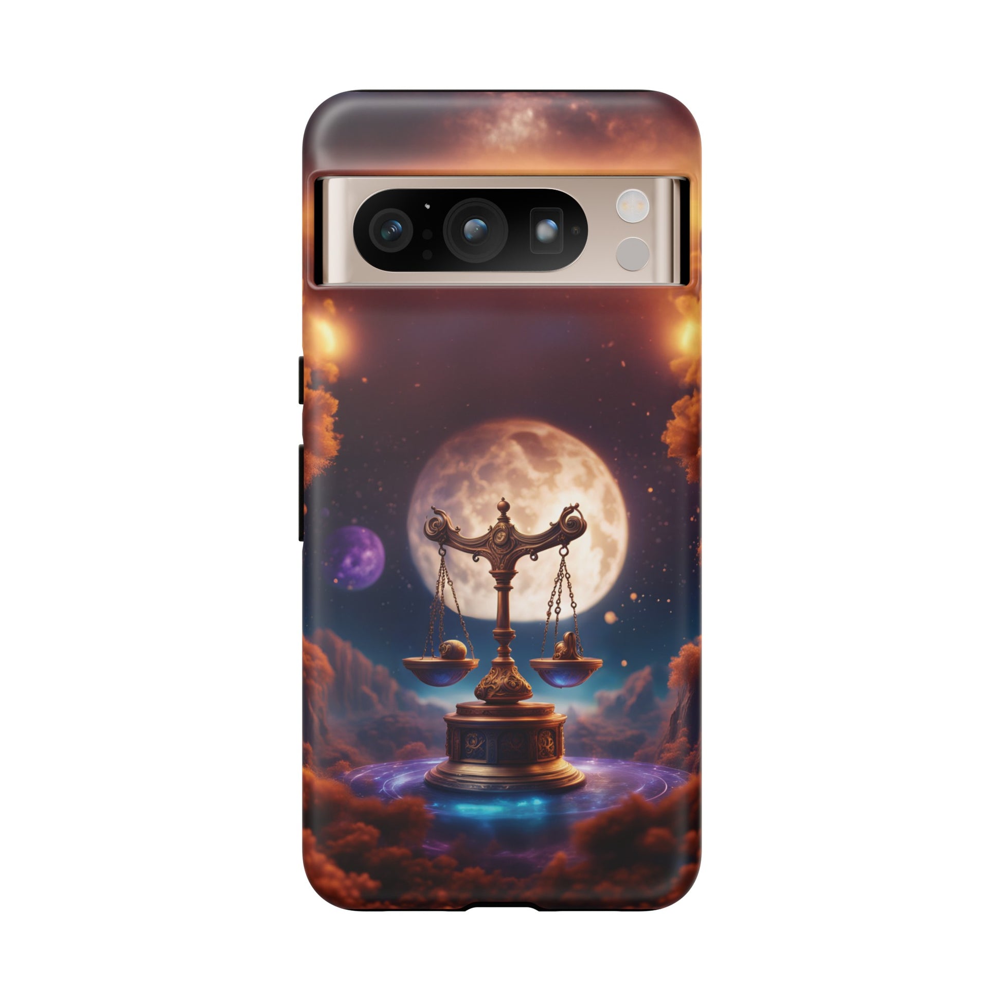 Libra Horoscope Astrology Tough Case for iPhone 15,14,13 and also Samsung Galaxy and Google Pixel Phones, Phone Case, JSCHAFFA.com