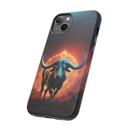 Taurus Bull Astrology Horoscope Tough Phone Case, Phone Case, JSCHAFFA.com