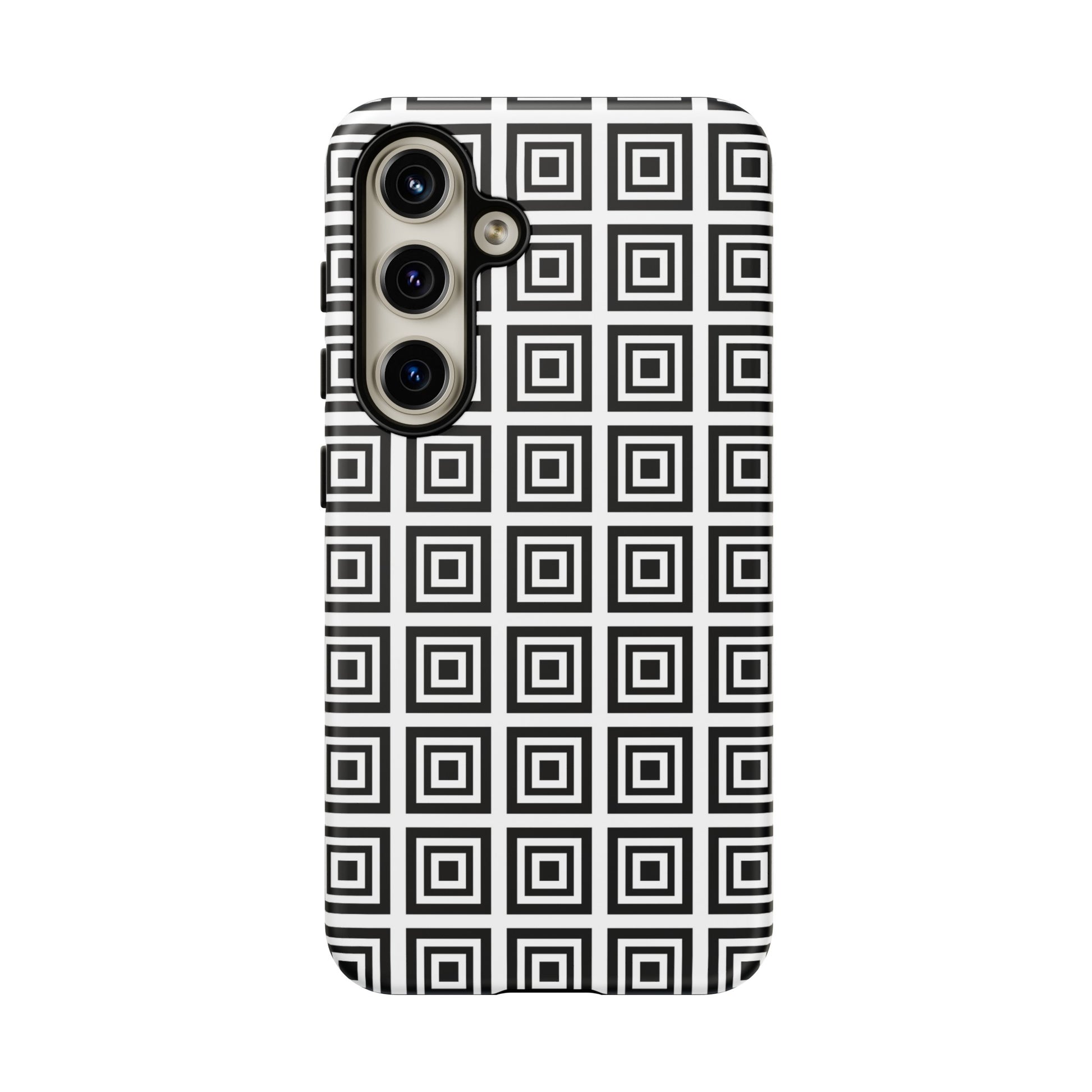 Cute Square Black and With Tough Phone Case, Phone Case, JSCHAFFA.com