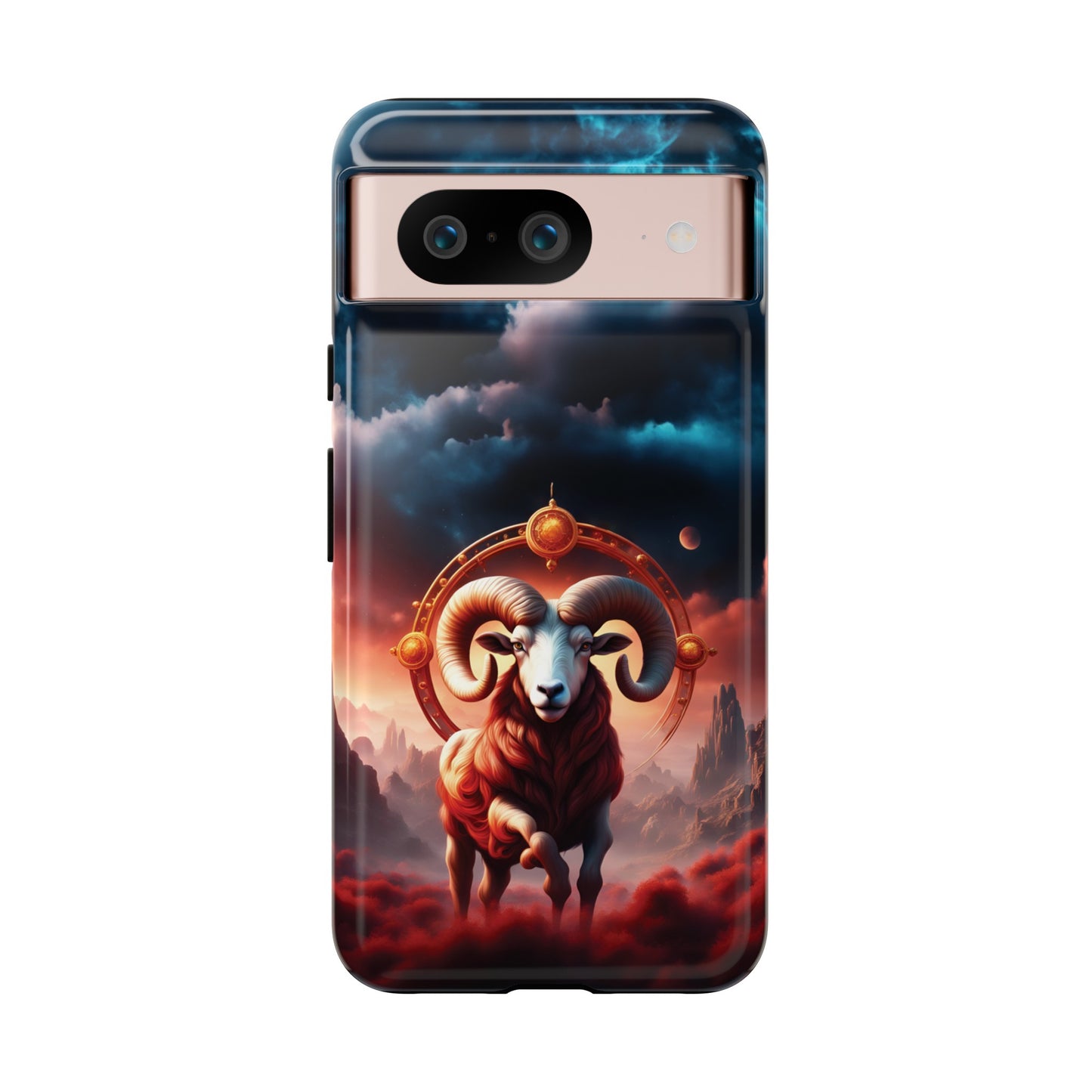 Aries Horoscope Astrology Tough Case for iPhone Samsung Galaxy and Google Pixel Phones, Phone Case, JSCHAFFA.com