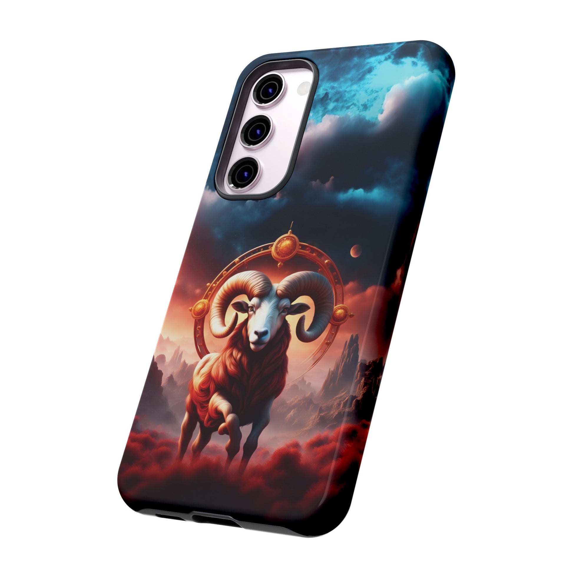 Aries Horoscope Astrology Tough Case for iPhone Samsung Galaxy and Google Pixel Phones, Phone Case, JSCHAFFA.com