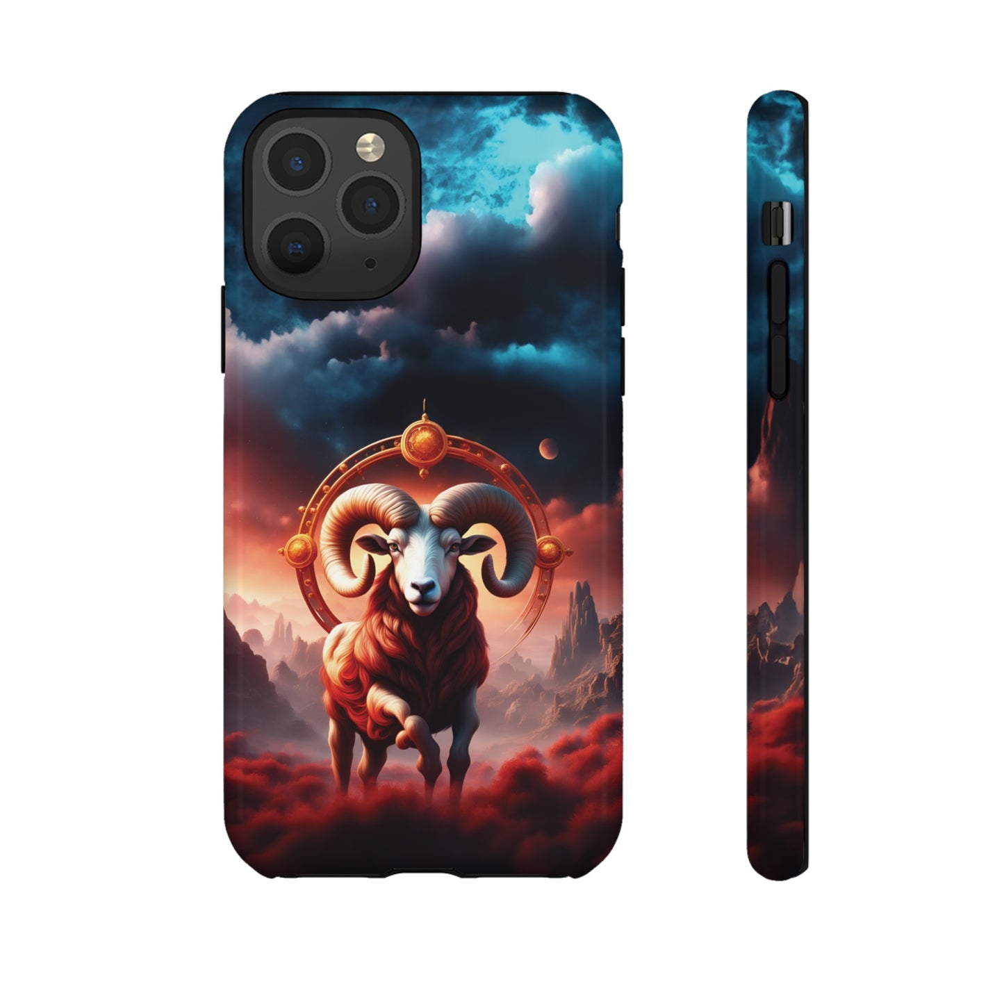 Aries Horoscope Astrology Tough Case for iPhone Samsung Galaxy and Google Pixel Phones, Phone Case, JSCHAFFA.com