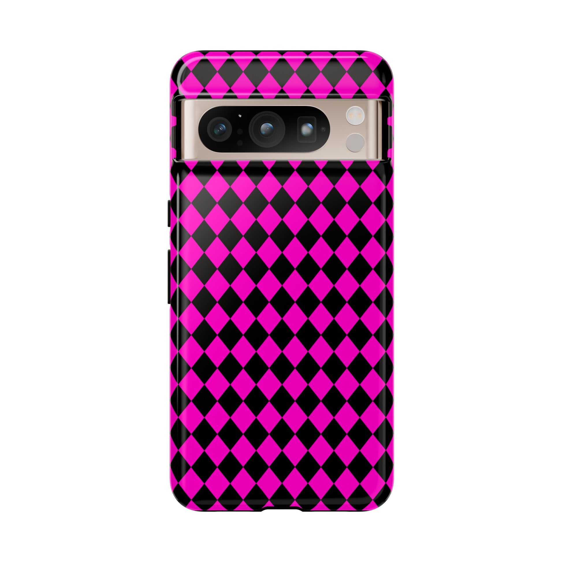 Pink Black Dimond Tough phone Case Cover | iPhone | Google | Samsung, Phone Case, JSCHAFFA.com