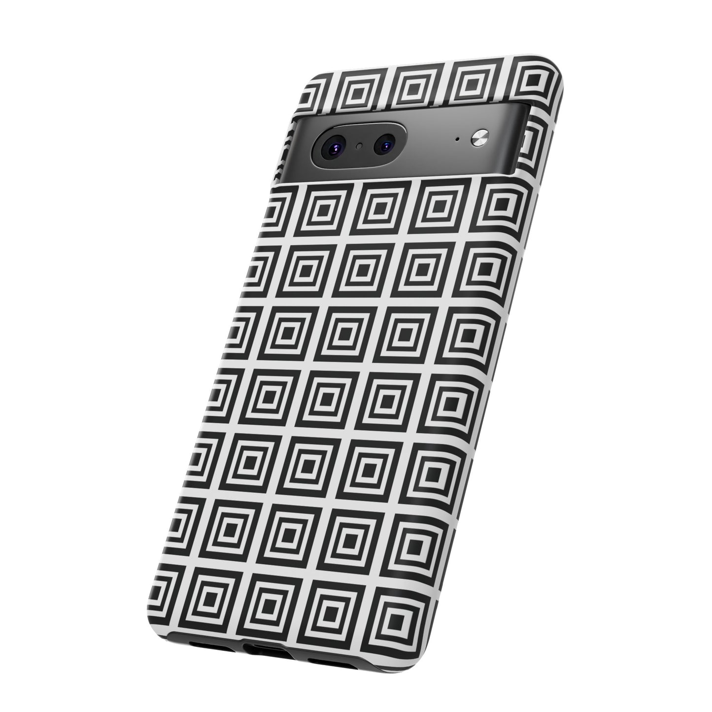 Cute Square Black and With Tough Phone Case, Phone Case, JSCHAFFA.com