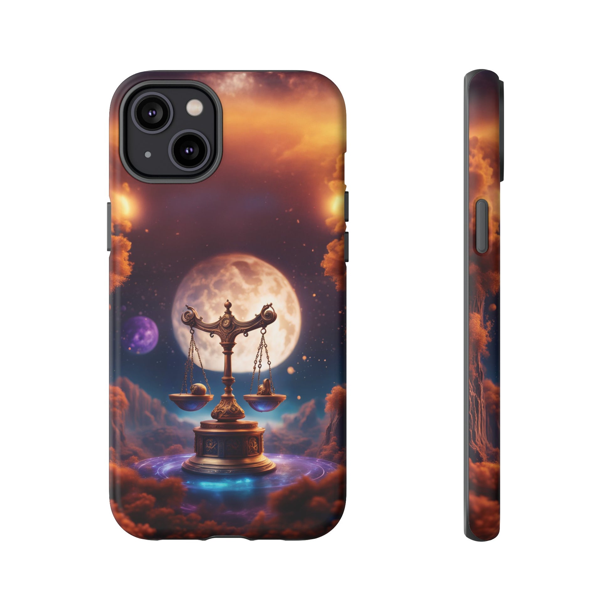 Libra Horoscope Astrology Tough Case for iPhone 15,14,13 and also Samsung Galaxy and Google Pixel Phones, Phone Case, JSCHAFFA.com