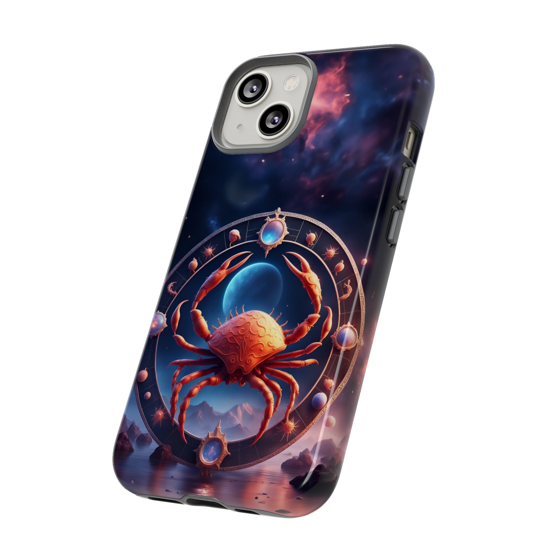 Cancer Horoscope Tough Phone Case for iPhone Google Samsung, Phone Case, JSCHAFFA.com