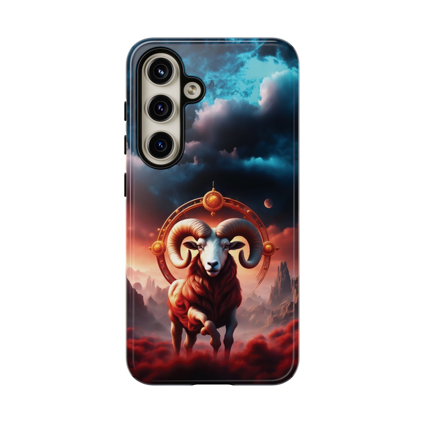 Aries Horoscope Astrology Tough Case for iPhone Samsung Galaxy and Google Pixel Phones, Phone Case, JSCHAFFA.com