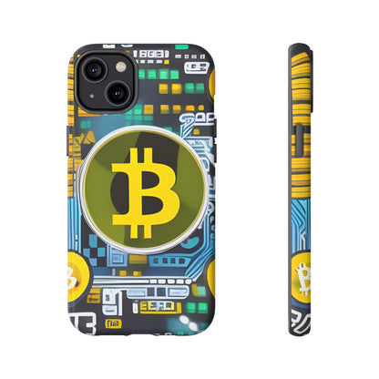 Bitcoin phone case iPhone Samsung Google, Phone Case, JSCHAFFA.com