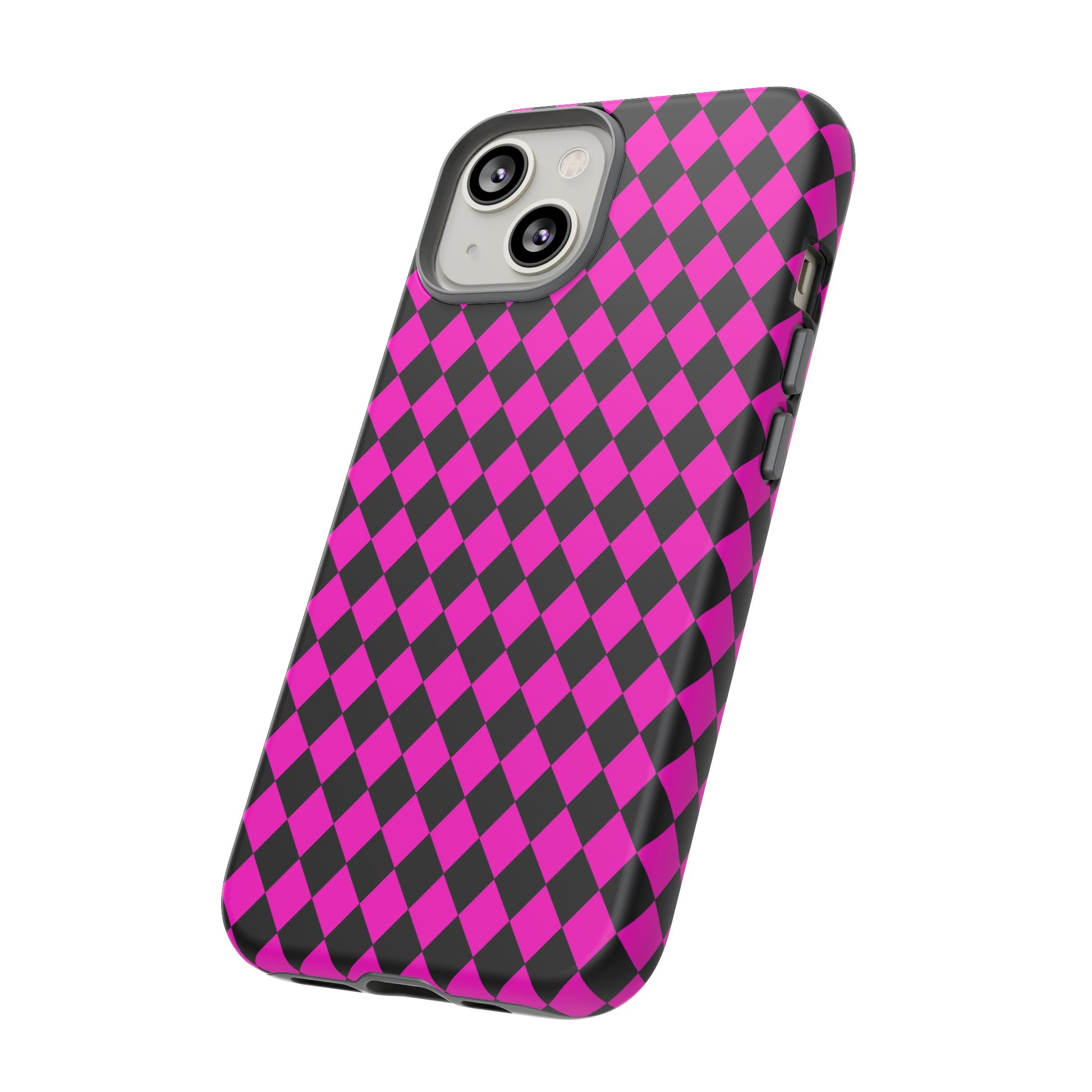 Pink Black Dimond Tough phone Case Cover | iPhone | Google | Samsung, Phone Case, JSCHAFFA.com