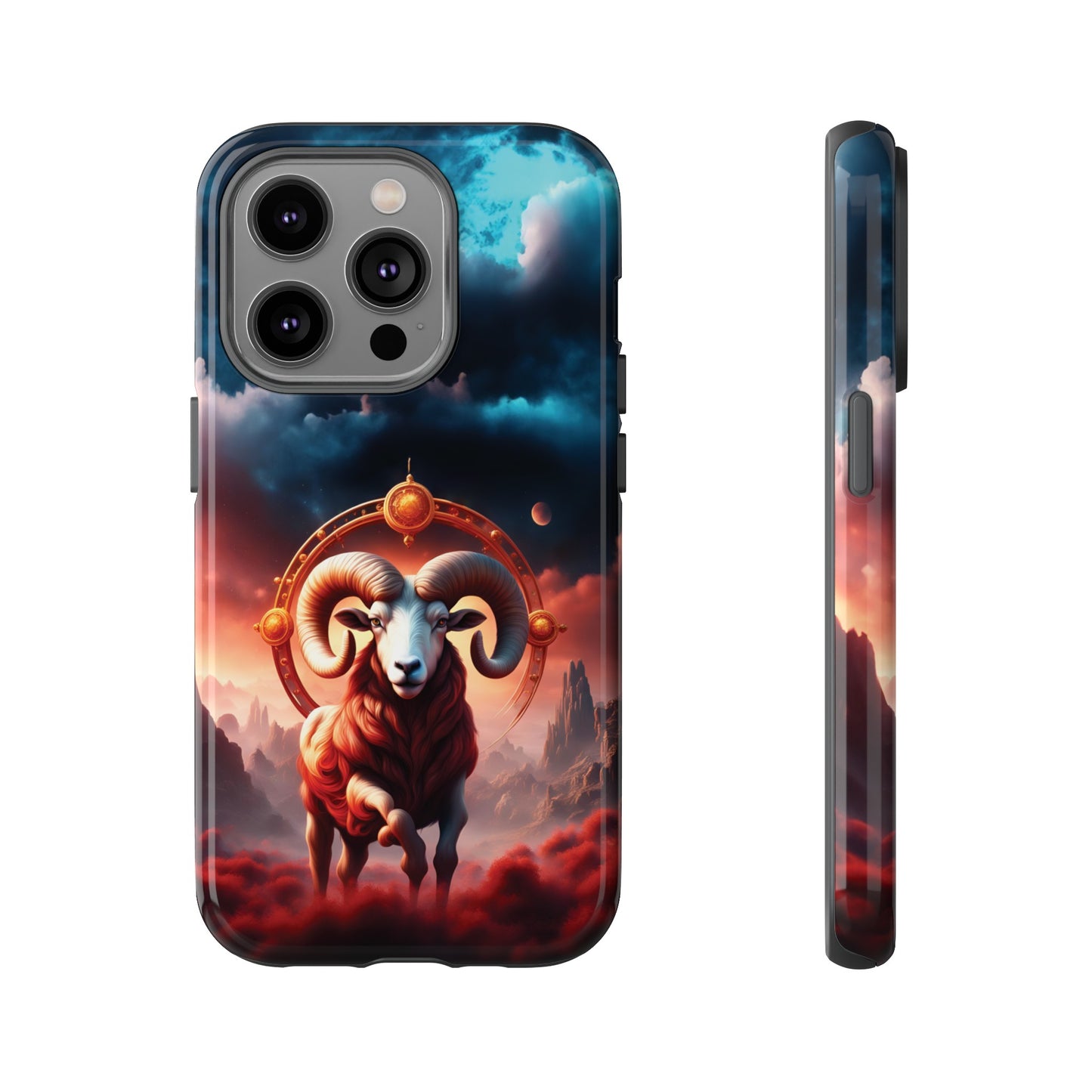 Aries Horoscope Astrology Tough Case for iPhone Samsung Galaxy and Google Pixel Phones, Phone Case, JSCHAFFA.com