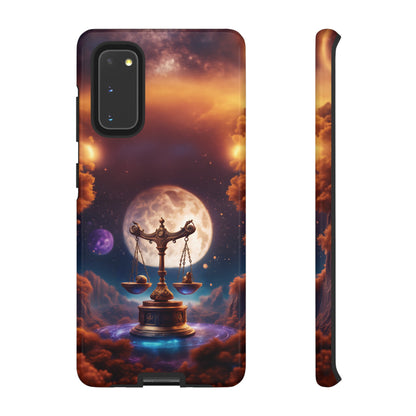 Libra Horoscope Astrology Tough Case for iPhone 15,14,13 and also Samsung Galaxy and Google Pixel Phones, Phone Case, JSCHAFFA.com