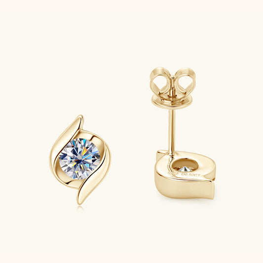 Affordable Luxury Fashion High-grade Moissanite Stud Earrings For Women Earring JSCHAFFA.com