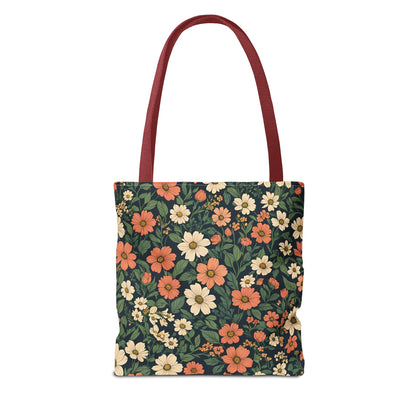 Tote Bag Floral Design Shopping Carry Travel Bay Bags JSCHAFFA.com