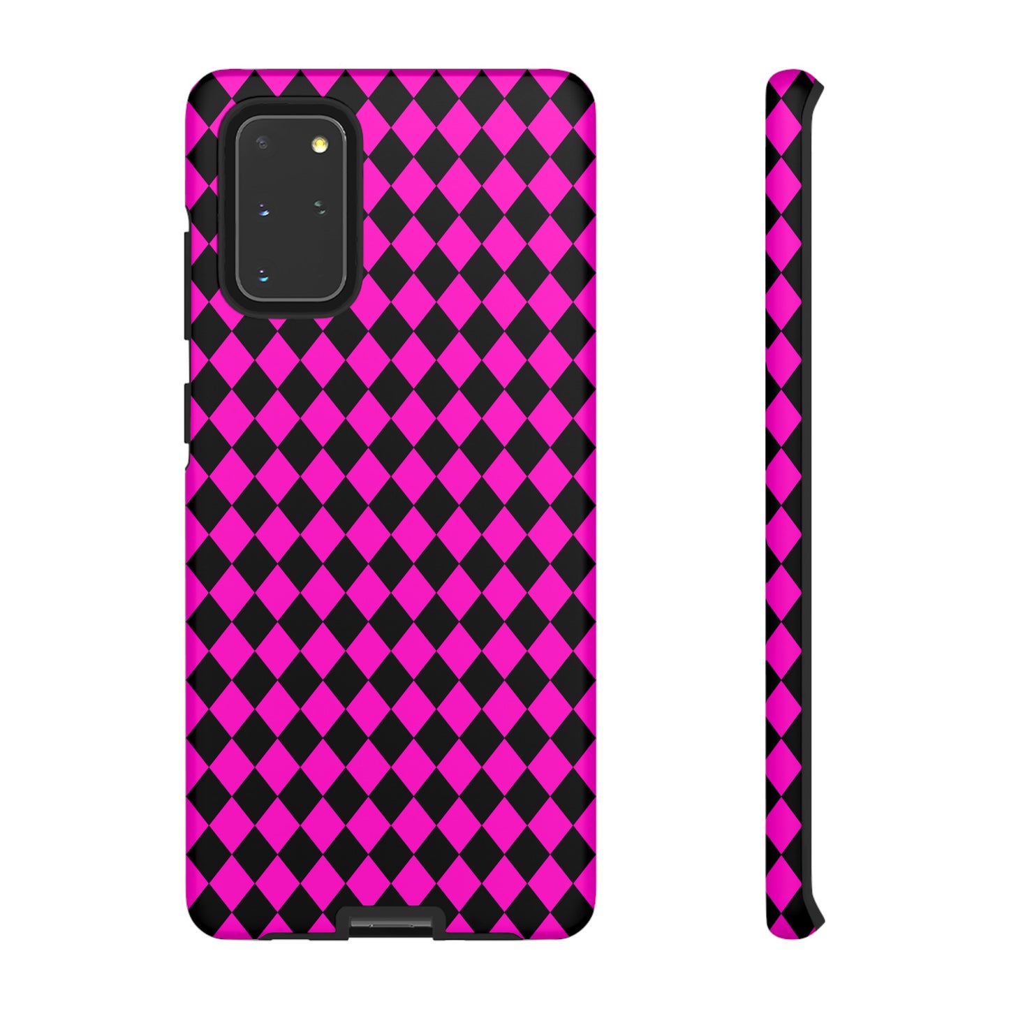 Pink Black Dimond Tough phone Case Cover | iPhone | Google | Samsung, Phone Case, JSCHAFFA.com