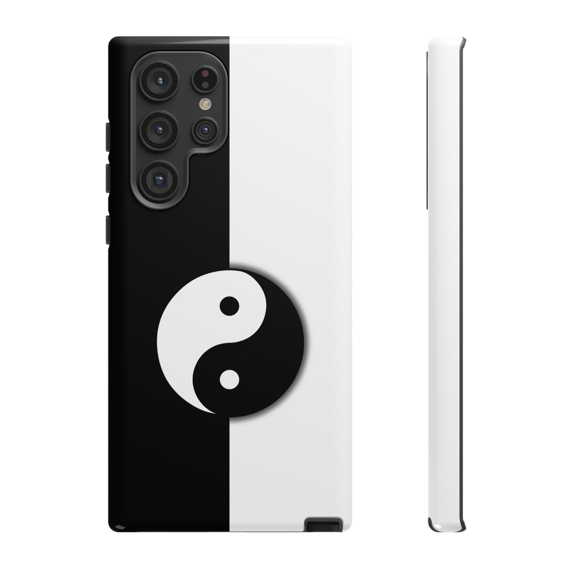 Yin Yang Black and White Tough Phone Case for iPhone, Google, Samsung Phones, Phone Case, JSCHAFFA.com