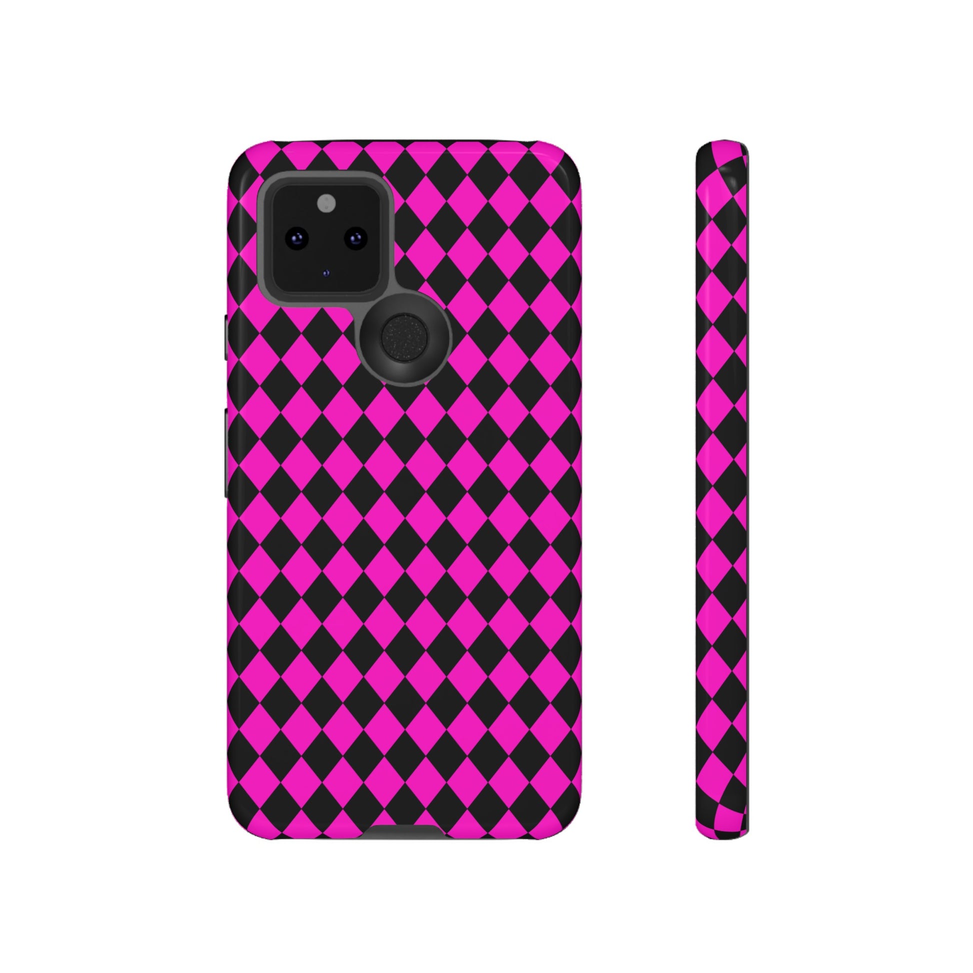 Pink Black Dimond Tough phone Case Cover | iPhone | Google | Samsung, Phone Case, JSCHAFFA.com