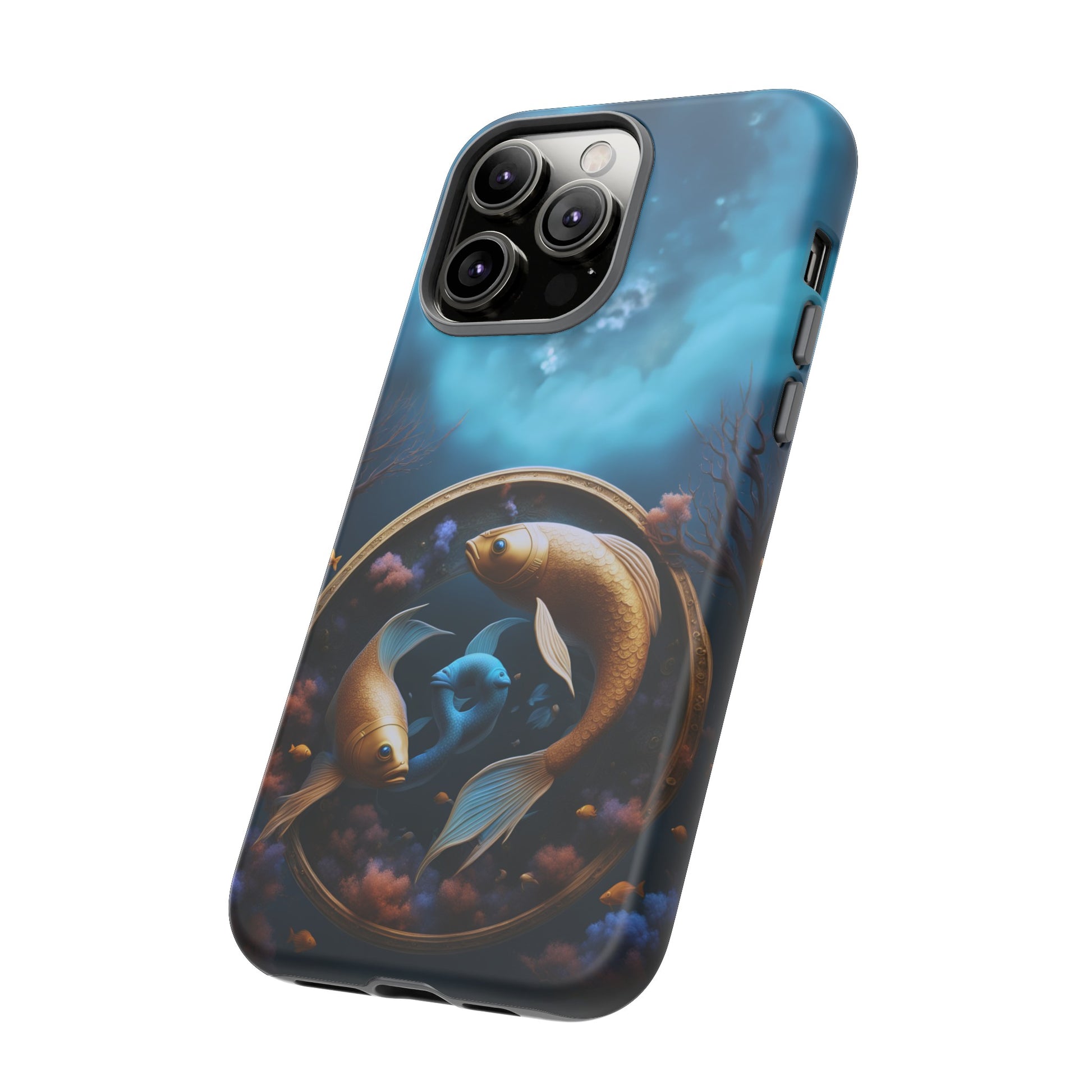 Pisces Horoscope Tough Phone Case for iPhone Google Samsung, Phone Case, JSCHAFFA.com