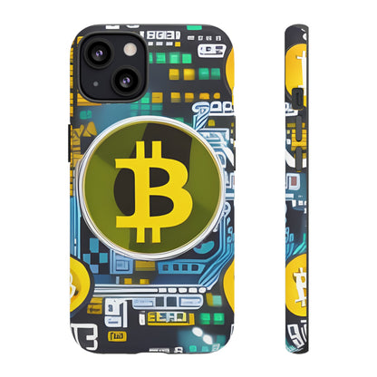 Bitcoin phone case iPhone Samsung Google, Phone Case, JSCHAFFA.com