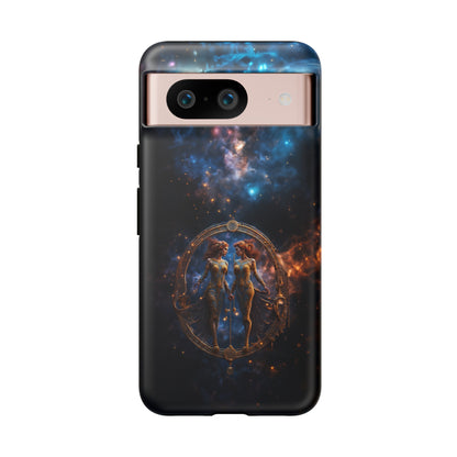 Gemini Horoscope Astrology Tough Case for iPhone Samsung Galaxy and Google Pixel Phone, Phone Case, JSCHAFFA.com