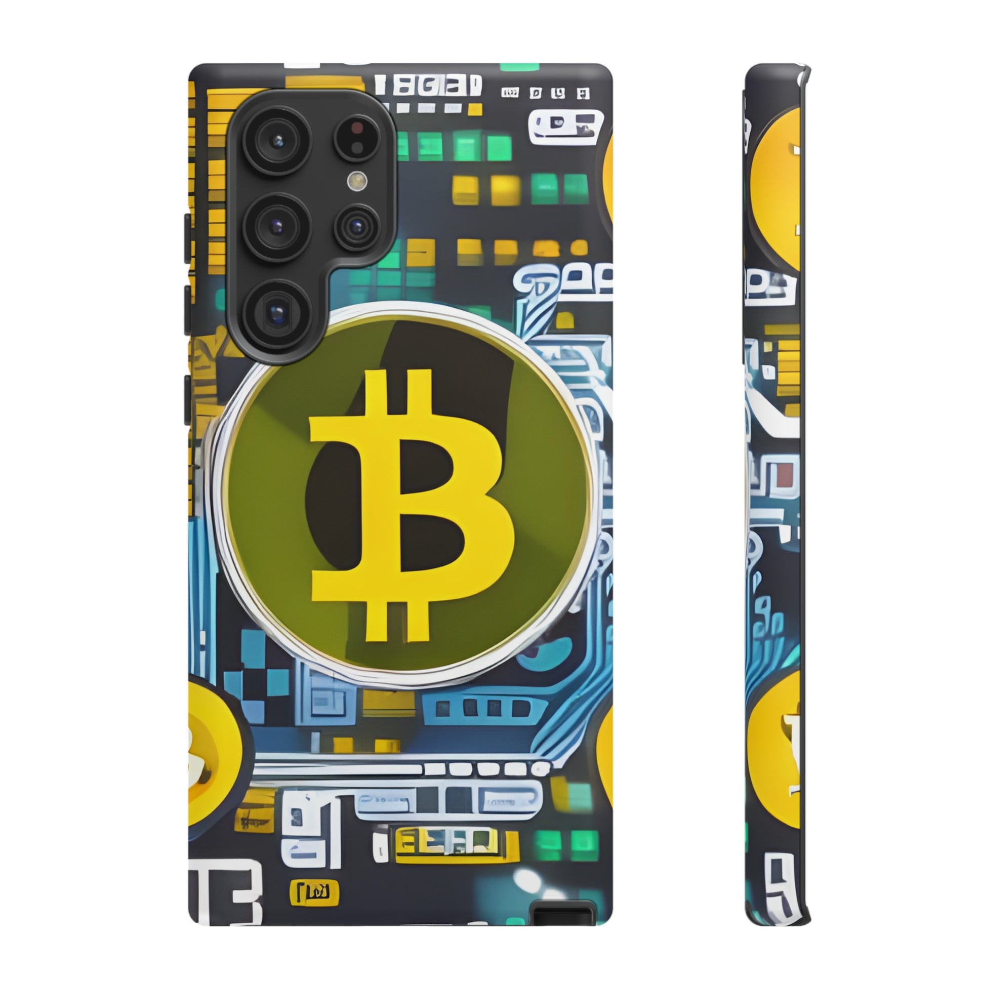 Bitcoin phone case iPhone Samsung Google, Phone Case, JSCHAFFA.com